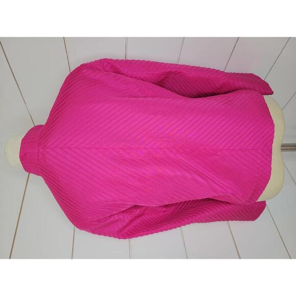 Vintage Silk Club Collection large pink jacket - Picture 2 of 5